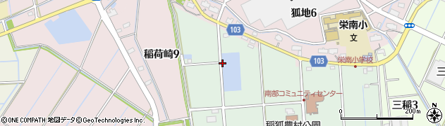 愛知県弥富市稲狐町62周辺の地図