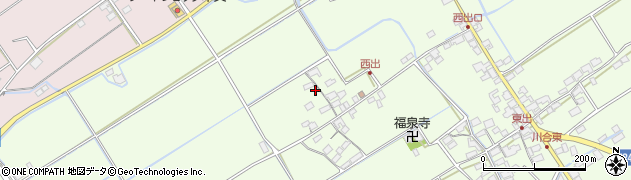 滋賀県東近江市川合町1970周辺の地図