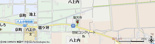聖天寺周辺の地図