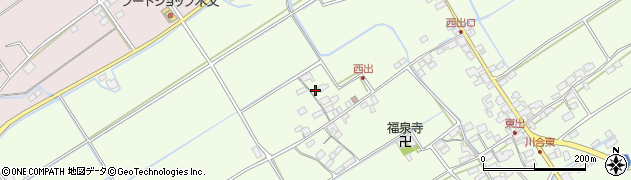滋賀県東近江市川合町1972周辺の地図