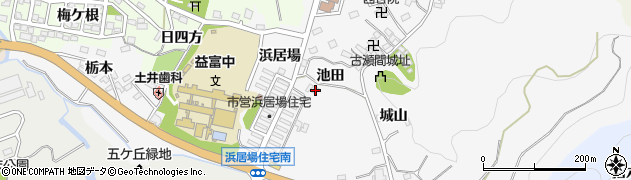 愛知県豊田市志賀町池田835周辺の地図