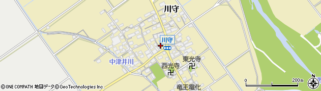 滋賀県蒲生郡竜王町川守498周辺の地図