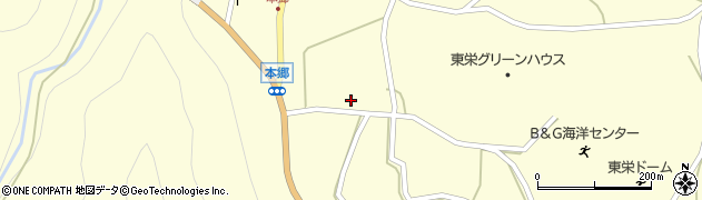 愛知県東栄町（北設楽郡）本郷（久保田）周辺の地図