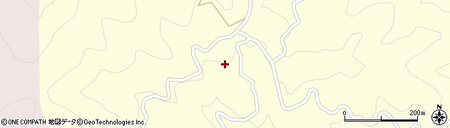 愛知県設楽町（北設楽郡）田峯（下貝津）周辺の地図