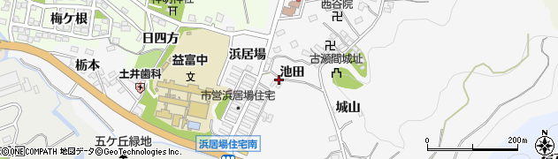 愛知県豊田市志賀町池田834周辺の地図