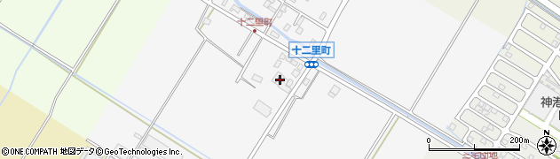 滋賀県守山市十二里町231周辺の地図