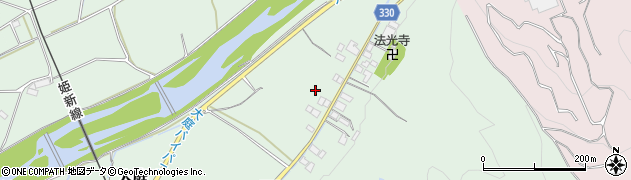 岡山県真庭市大庭周辺の地図