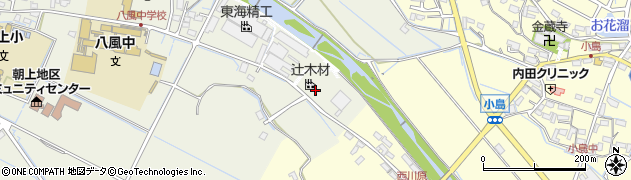 辻木材株式会社　木材販売周辺の地図
