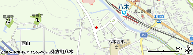 東所川周辺の地図