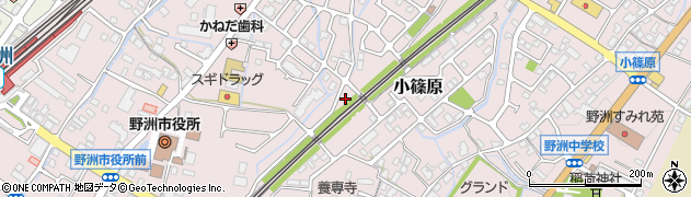 滋賀県野洲市小篠原1410周辺の地図