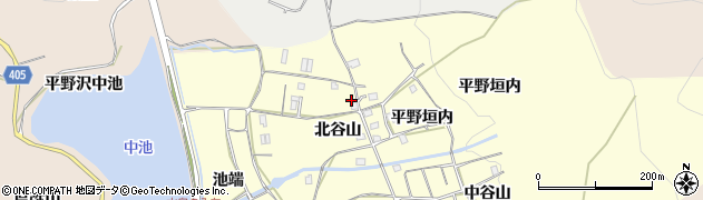 京都府亀岡市千歳町千歳（北谷山）周辺の地図