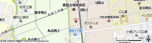 司町周辺の地図