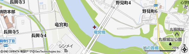 竜宮橋周辺の地図