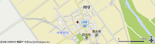 滋賀県蒲生郡竜王町川守502周辺の地図