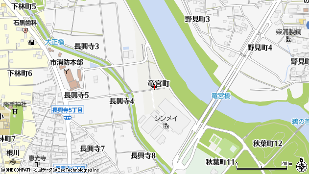 〒471-0872 愛知県豊田市竜宮町の地図