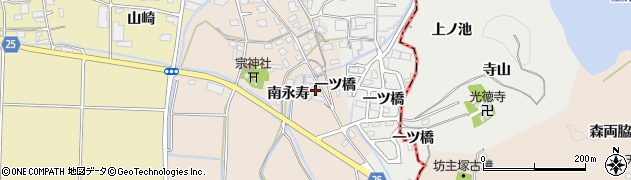 京都府南丹市八木町屋賀（浜立）周辺の地図