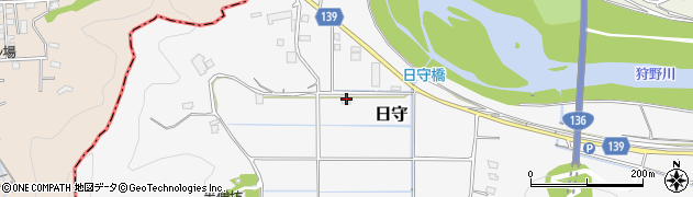 静岡県田方郡函南町日守101周辺の地図