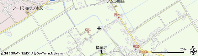 滋賀県東近江市川合町1993周辺の地図