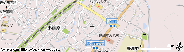 滋賀県野洲市小篠原2540周辺の地図