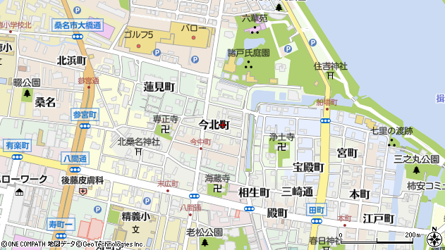 〒511-0006 三重県桑名市今北町の地図