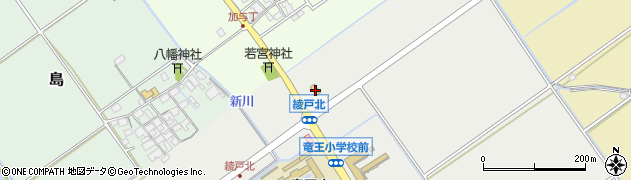 セブンイレブン滋賀竜王町綾戸店周辺の地図