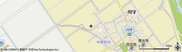 滋賀県蒲生郡竜王町川守2280周辺の地図