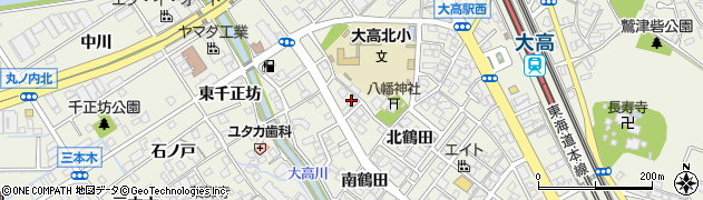愛知県名古屋市緑区大高町町屋川周辺の地図