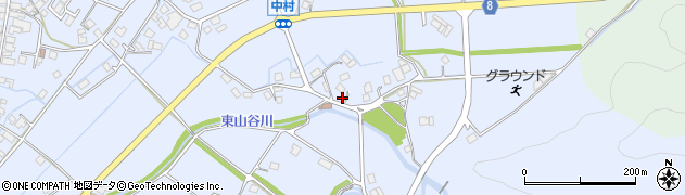 兵庫県神崎郡神河町中村704周辺の地図