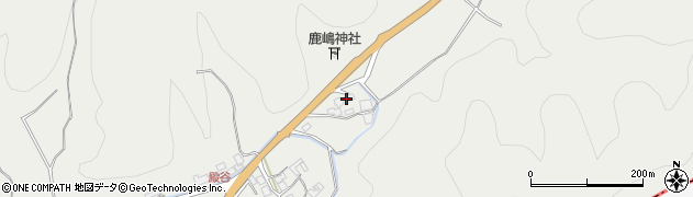 京都府南丹市園部町殿谷（長谷）周辺の地図