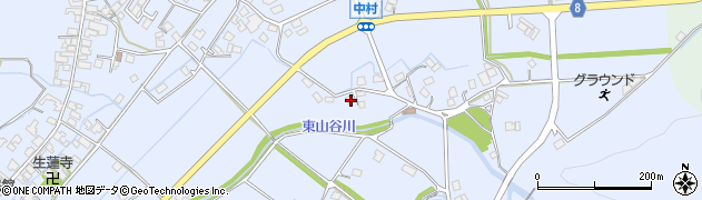 兵庫県神崎郡神河町中村835周辺の地図