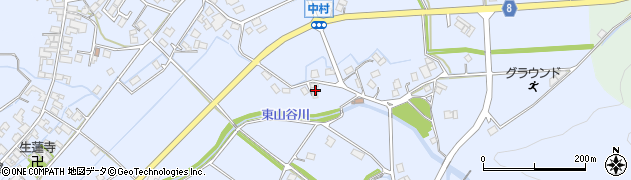 兵庫県神崎郡神河町中村834周辺の地図