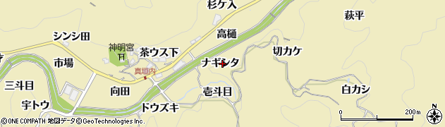 愛知県豊田市坂上町ナギシタ周辺の地図
