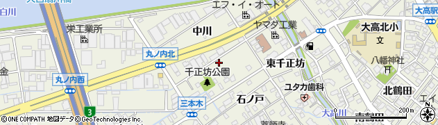 愛知県名古屋市緑区大高町西千正坊10周辺の地図