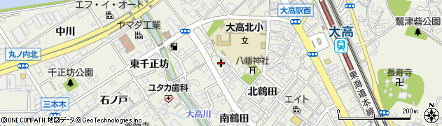 愛知県名古屋市緑区大高町町屋川25周辺の地図