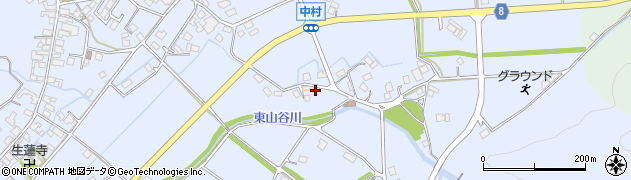 兵庫県神崎郡神河町中村833周辺の地図