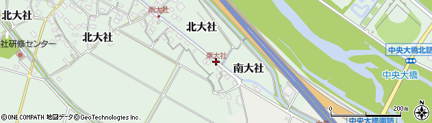 東大社周辺の地図