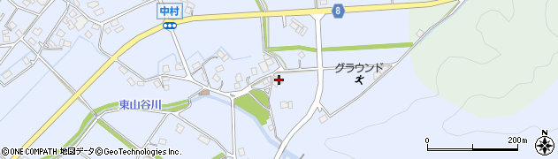 兵庫県神崎郡神河町中村636周辺の地図