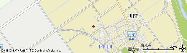 滋賀県蒲生郡竜王町川守2281周辺の地図
