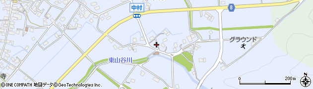 兵庫県神崎郡神河町中村815周辺の地図
