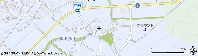 兵庫県神崎郡神河町中村705周辺の地図