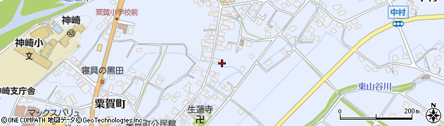 兵庫県神崎郡神河町中村98周辺の地図