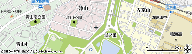 愛知県名古屋市緑区漆山605周辺の地図