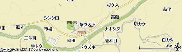 愛知県豊田市坂上町茶ウス下41周辺の地図