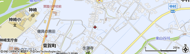 兵庫県神崎郡神河町中村132周辺の地図