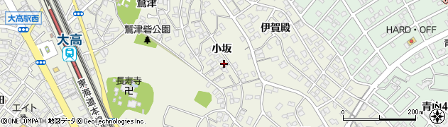 愛知県名古屋市緑区大高町（小坂）周辺の地図