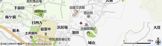 愛知県豊田市志賀町大手周辺の地図