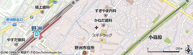 滋賀県野洲市小篠原1990周辺の地図