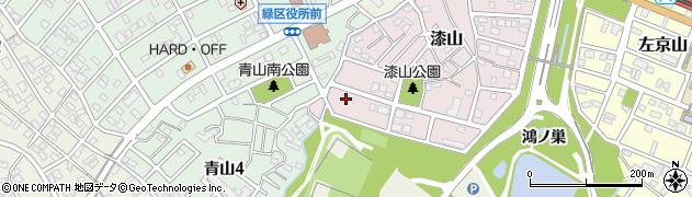 愛知県名古屋市緑区漆山1502周辺の地図