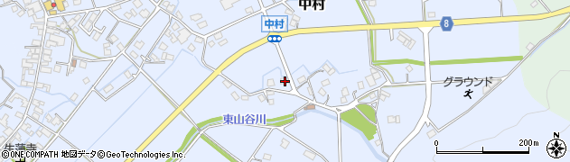 兵庫県神崎郡神河町中村807周辺の地図