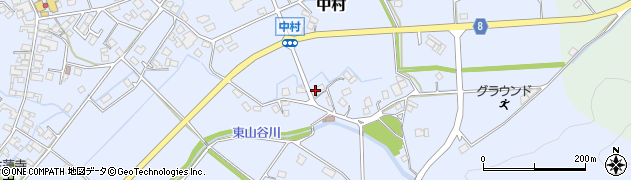 兵庫県神崎郡神河町中村812周辺の地図